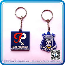 Wholesale PVC Logo with Funny Logo Keychain for Promotional